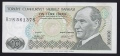 7.EMİSYON 1.TERTİP 10 LİRA B28 561378 ÇİLALTI