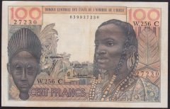 WEST AFRİCAN STATES 100 FRANK 1961 ÇÇT ÇİLALTI (C) BURKİNA - FASO