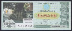 2002 28 ŞUBAT ÇEYREK BİLET