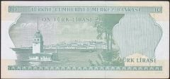 6.Emisyon 2.Tertip 10 Lira L54 023685 Ççt Çilaltı