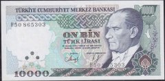 7.Emisyon 3.Tertip 10000 Lira H50 865303 Çilaltı Çil