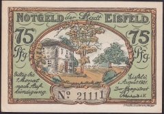 ALMANYA 75 PFENNİG NOTGELD 1921 ÇİL ( 21111)