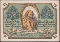 ALMANYA 75 PFENNİG NOTGELD 1921 ÇİL ( 21111)