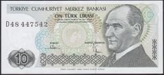 7.Emisyon 2.Tertip 10 Lira D48 447542 Çilaltı
