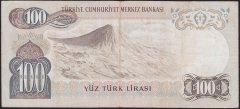 6.Emisyon 1.Tertip 100 Lira A02 320034 Çok Temiz+