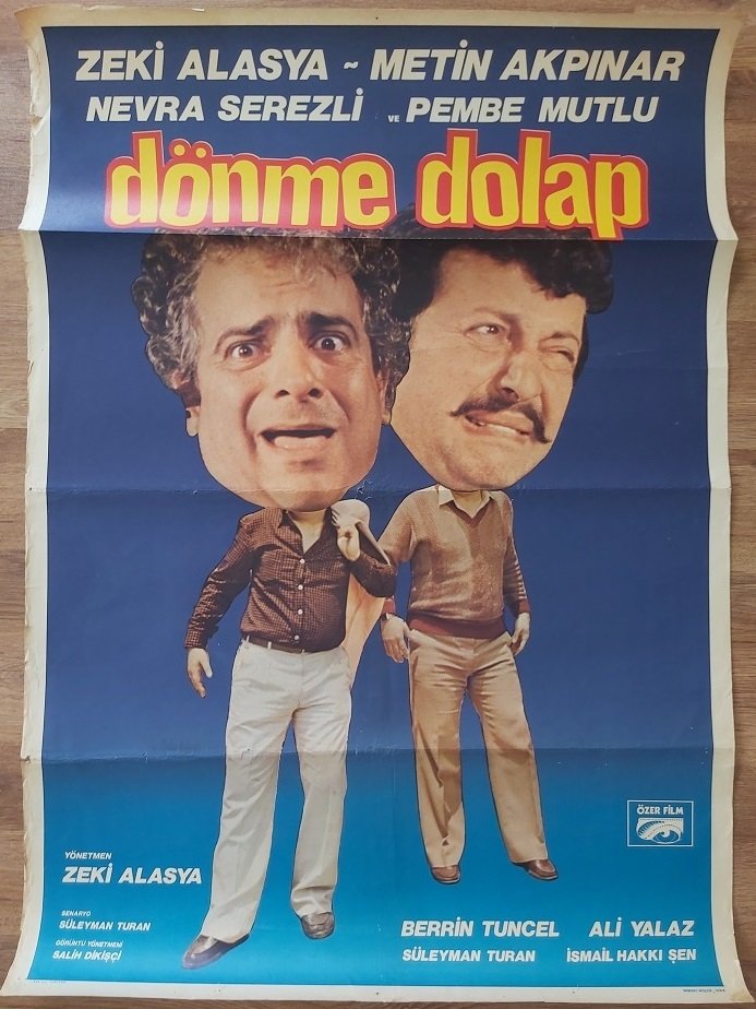 Zeki Alasya - Metin Akpınar - Dönme Dolap - Film Afişi