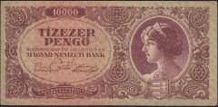 Macaristan 10000 Pengo 1945 Çok Temiz+