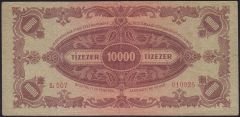 Macaristan 10000 Pengo 1945 Çok Temiz+