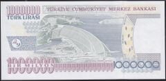 7.Emisyon 3.Tertip 1000000 Lira T02 093333 Çilaltı Çil