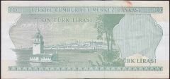 6.Emisyon 2.Tertip 10 Lira L49 419860 Çok Çok Temiz