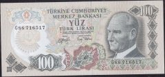6.Emisyon 2.Tertip 100 Lira G86 716517 Çilaltı Çil