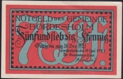 ALMANYA 75 PFENNİG NOTGELD 1921 ÇİLALTI ÇİL