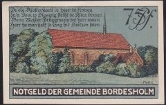 ALMANYA 75 PFENNİG NOTGELD 1921 ÇİLALTI ÇİL