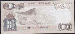 6.Emisyon 1.Tertip 100 Lira D63 036379 Çok Çok Temiz