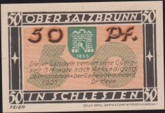 Almanya 50 Pfennig Notgeld 1921 Çil