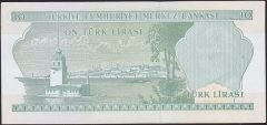 6.Emisyon 2.Tertip 10 Lira L46 198 199 Çil Merdiven