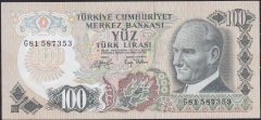 6.Emisyon 2.Tertip 100 Lira G81 587353 Çilaltı Çil