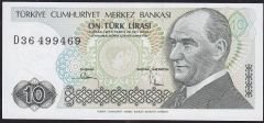 7.Emisyon 2.Tertip 10 Lira D36 499469 Çilaltı