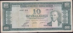 5.Emisyon 2.Tertip 10 Lira O5 38119 Temiz