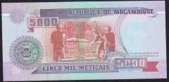 MOZAMBİK 5000 METİCAİS 1991 ÇİL