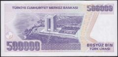 7.Emisyon 4.Tertip 500000 Lira H31 901954 Çilaltı Çil