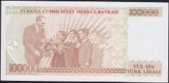 7.Emisyon 3.Tertip 100000 Lira F64 412001 Çil