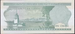 6.Emisyon 2.Tertip 10 Lira L45 093534 Çilaltı