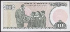 7.Emisyon 2.Tertip 10 Lira D30 295806 Çok Temiz+