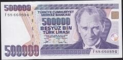7.Emisyon 3.Tertip 500000 Lira F88 660894 Çilaltı Çil