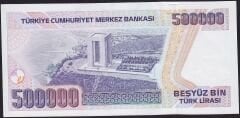 7.Emisyon 3.Tertip 500000 Lira F88 660894 Çilaltı Çil