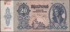 Macaristan 20 Pengo 1941 Çok Temiz