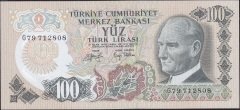 6.Emisyon 2.Tertip 100 Lira G79 712808 Çilaltı Çil