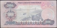6.EMİSYON 2.TERTİP 1000 LİRA C80 202865 ÇOK TEMİZ +