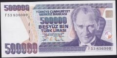 7.Emisyon 3.Tertip 500000 Lira F53 836000 Çilaltı Çil