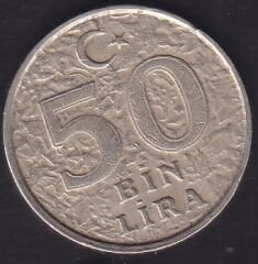 2000 Yılı 50.000 Lira