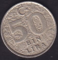 2000 Yılı 50.000 Lira