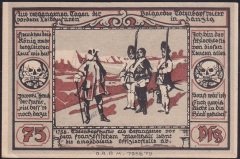 ALMANYA 75 PFENNİG NOTGELD 1920 ÇİLALTI ÇİL