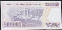 7.Emisyon 4.Tertip 500000 Lira J70 228119 Çil