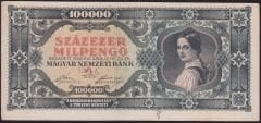 Macaristan 100000 Pengo 1946 Çok Temiz+