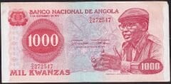 Angola 1000 Kwanzas 1979 Çok Çok Temiz Pick 117