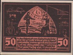 Almanya 50 Pfennig Notgeld 1921 Çil