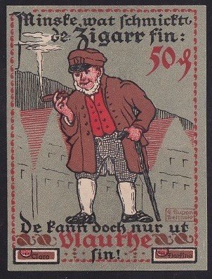 ALMANYA 50 PFENNİG NOTGELD 1921 ÇİL