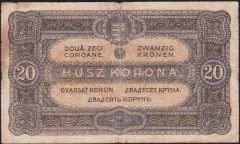 Macaristan 20 Korona 1920 Temiz
