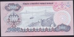 6.Emisyon 3.Tertip 1000 Lira F71 973052 Çilaltı