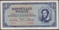 Macaristan 1000000 Pengo 1945 Çok Temiz+