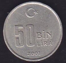 2001 Yılı 50.000 Lira