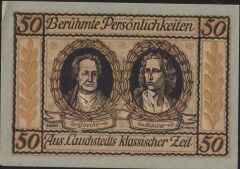 Almanya 50 Pfennig Notgeld 1921 Çil