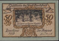 Almanya 50 Pfennig Notgeld 1921 Çil