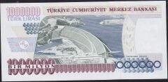 7.Emisyon 2.Tertip 1000000 Lira L89 324377 Çil