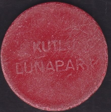 Kutlu Lunapark Jetonu Kırmızı
